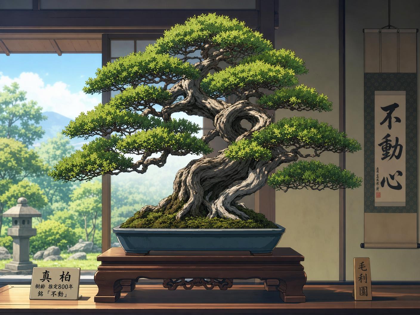 小马拉大车植物视频-盆景艺术